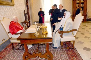 Avec le pape Benoît XVI en 2007