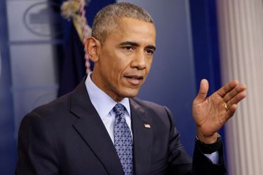 Barack Obama a tenu sa dernière conférence de presse à la Maison Blanche, le 18 janvier 2017.