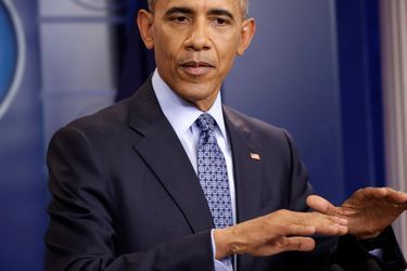 Barack Obama a tenu sa dernière conférence de presse à la Maison Blanche, le 18 janvier 2017.