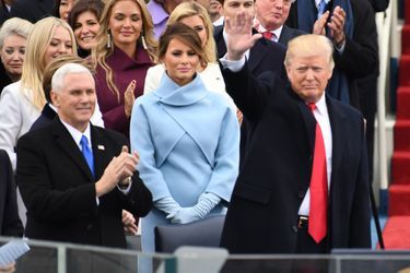 Melania Trump à l&#039;investiture de son mari Donald Trump, le 20 janvier 2017.