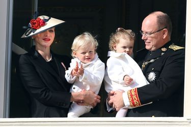 Les princesses Charlène et Gabriella et les princes Albert II et Jacques de Monaco à Monaco le 19 novembre 2016