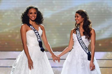 Les deux finalistes : Miss Guyane et Miss Languedoc-Roussillon