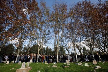 Les funérailles du journaliste Mohamed Tamalt avaient lieu à Alger, le 12 décembre 2016.
