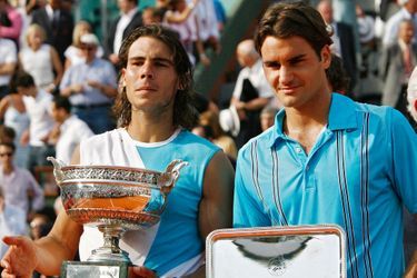Troisième victoire de Nadal à Roland Garros, en 2007, toujours face à Federer en finale.