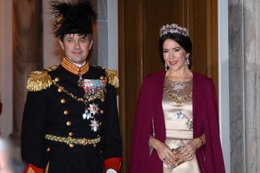 La princesse Mary et le prince Frederik de Danemark à Copenhague, le 1er janvier 2017