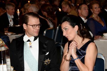 Le prince consort Daniel de Suède au banquet des prix Nobel à Stockholm, le 10 décembre 2014