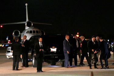 Donald Trump à son arrivée à Palm Beach, en Floride.