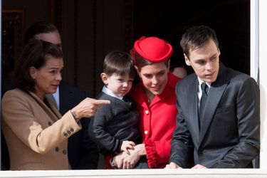 Stéphanie de Monaco, Charlotte avec son fils Raphaël et Louis Ducruet, le fils de Stéphanie