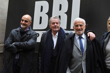 George Salinas, chef adjoint BRI, Alain Delon et Jean-Paul Belmondo