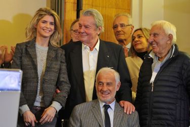 Alice Taglioni, Alain Delon, Jean-Paul Belmondo et Charles Gérard