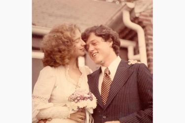 Hillary et Bill Clinton, jeunes mariés.