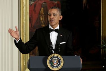 Barack Obama aux Kennedy Center Honors à Washington, le 4 décembre 2016.
