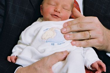 La princesse Elisabeth de Belgique à 3 jours, le 25 octobre 2001