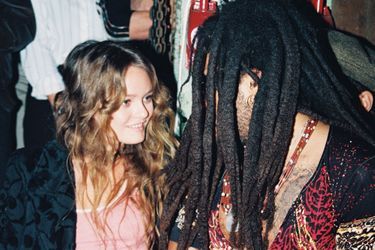 Lenny Kravitz et Vanessa Paradis en 1995