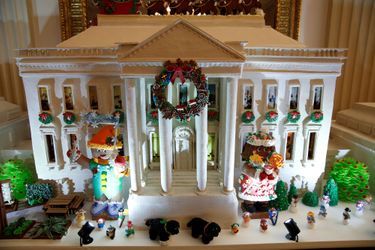 Les décorations de Noël de la Maison Blanche.