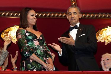 Michelle et Barack Obama aux Kennedy Center Honors à Washington, le 4 décembre 2016.