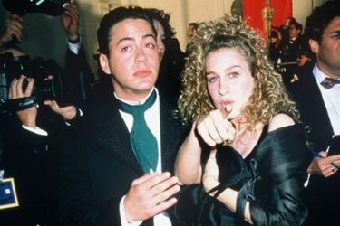 Sarah Jessica Parker et Robert Downey Jr. en 1989.