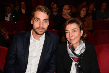 Valentin, le fils d&#039;Yves Montand, et sa mère Carole Amiel