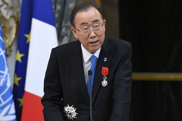Ban Ki-moon jeudi à l'Elysée