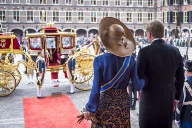 La reine Maxima et le roi Willem-Alexander des Pays-Bas à La Haye, le 20 septembre 2016