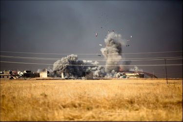 Frappe aérienne sur Naweran : la coalition veut reprendre toutes les localités qui entourent Mossoul avant l’assaut final.