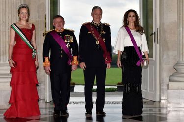 La reine Rania de Jordanie à Bruxelles, le 18 mai 2016