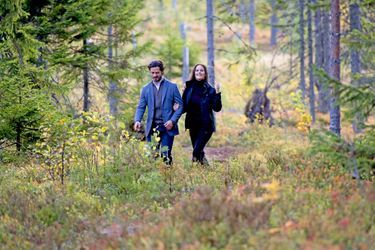 La princesse Sofia et le prince Carl Philip de Suède dans le comté de Dalarna, le 30 septembre 2016