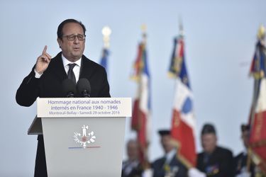 François Hollande, son hommage aux Tsiganes, le 29 octobre 2016.