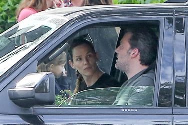 Ben Affleck et Jennifer Garner dans leur voiture