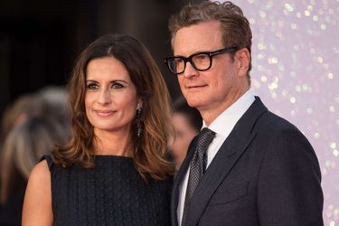 Colin Firth et son épouse Livia Giuggioli à l'avant première de "Bridget Jones 3" à Londres, le 5 septembre 2016.
