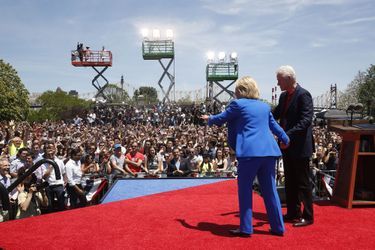Hillary et Bill Clinton à New York, en juin 2015.