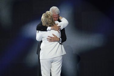 Hillary et Bill Clinton à Philadelphie, en 2016.