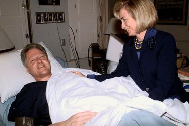 Hillary et Bill Clinton en 1997.