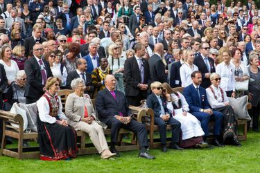 La famille royale norvégienne à Oslo, le 1er septembre 2016
