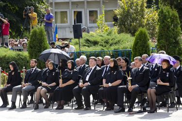 La famille royale roumaine aux obsèques d&#039;Anne de Roumanie à Bucarest, le 13 août 2016