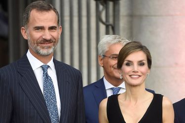 La reine Letizia et le roi Felipe VI d&#039;Espagne à Madrid, le 15 septembre 2016