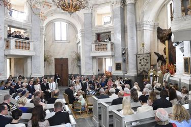 Le baptême du prince Alexander de Suède à Stockholm, le 9 septembre 2016