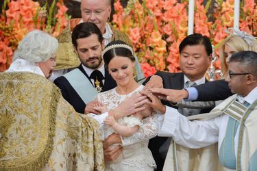 Le baptême du prince Alexander de Suède à Stockholm, le 9 septembre 2016