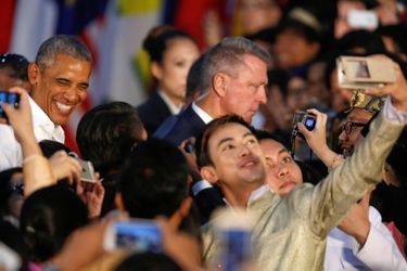 Barack Obama lors de sa visite au Laos, le 7 septembre.