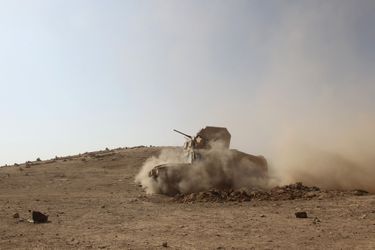 Les forces de la milice Hachd al-Chaabi progressent vers le front de Mossoul.