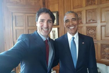 Barack Obama, Justin Trudeau et Enrique Peña Nieto: les Tres Amigos à Ottawa.