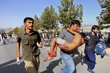 Explosion meurtrière en plein coeur de Kaboul, le 23 juillet 2016.