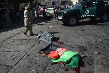 Explosion meurtrière en plein coeur de Kaboul, le 23 juillet 2016.