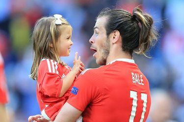 Gareth Bale et sa fille