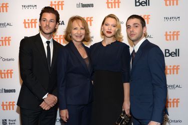 Gaspard Ulliel, Nathalie Baye, Léa Seydoux et Xavier Dolan au Festival du Film de Toronto