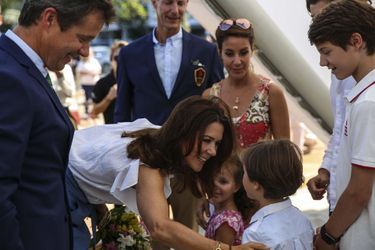 La famille royale du Danemark à Rio de Janeiro, le 2 août 2016