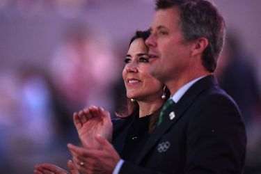 La princesse Mary et le prince Frederik de Danemark à la cérémonie d'ouverture des JO de Rio, le 5 août 2016