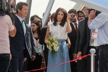 La princesse Mary et le prince Frederik du Danemark à Rio de Janeiro, le 2 août 2016