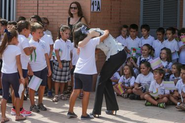 La reine Letizia d&#039;Espagne à Almeria, le 13 septembre 2016