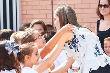 La reine Letizia d&#039;Espagne à Almeria, le 13 septembre 2016